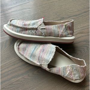 Sanuk Women’s Donna ST Summer Cord Slip On Shoe- Size 9